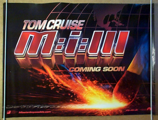 Mission Impossible 3  (Teaser)  Original Quad Movie Poster  