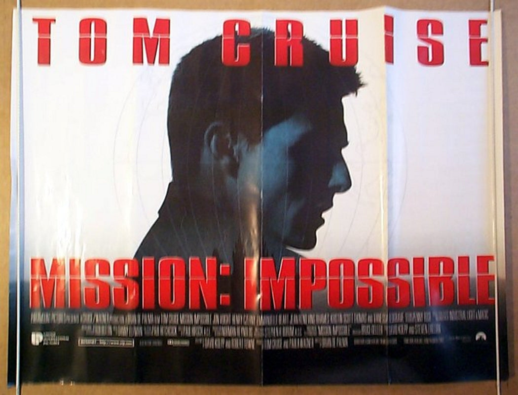 Mission Impossible  Original Quad Movie Poster  