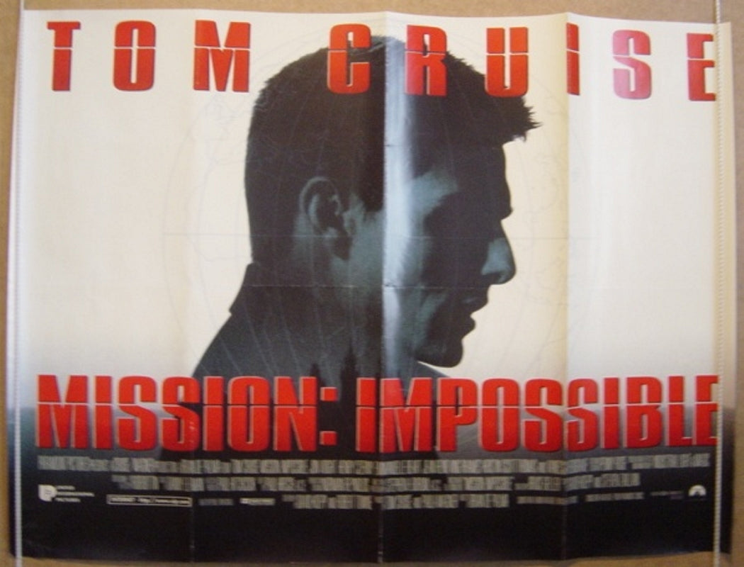 Mission Impossible  Original Quad Movie Poster  