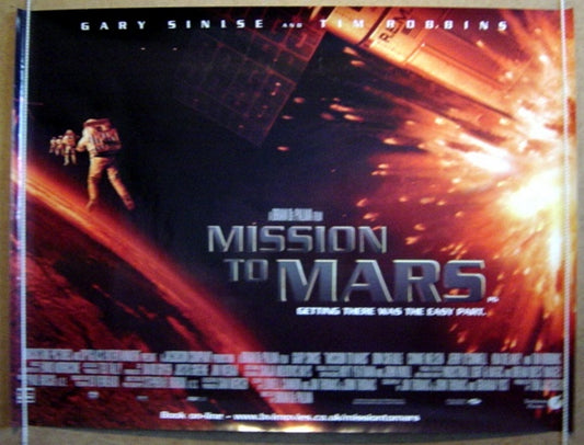 Mission To Mars  Original Quad Movie Poster  