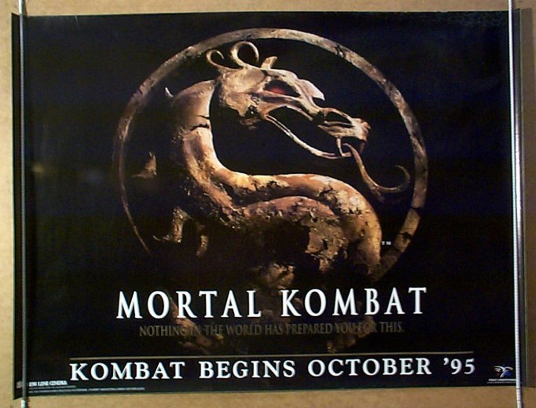 Mortal Kombat  (Teaser)  Original Quad Movie Poster  