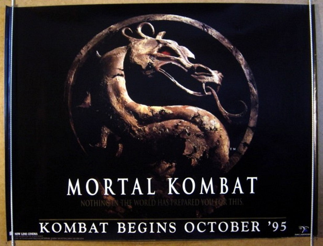 Mortal Kombat  (Teaser)  Original Quad Movie Poster  