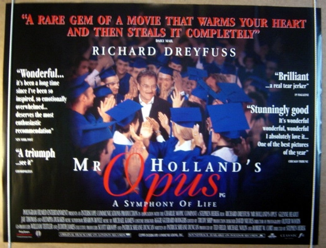 Mr Holland's Opus  Original Quad Movie Poster  