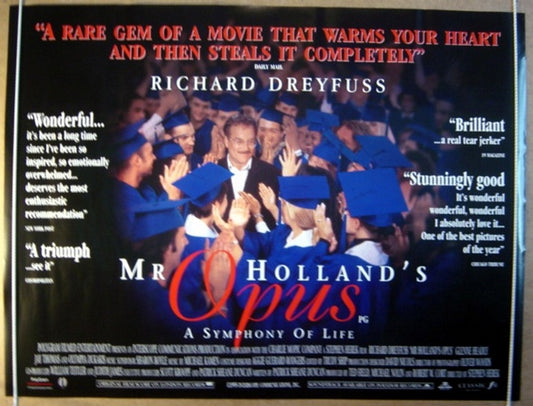 Mr Holland's Opus  Original Quad Movie Poster  