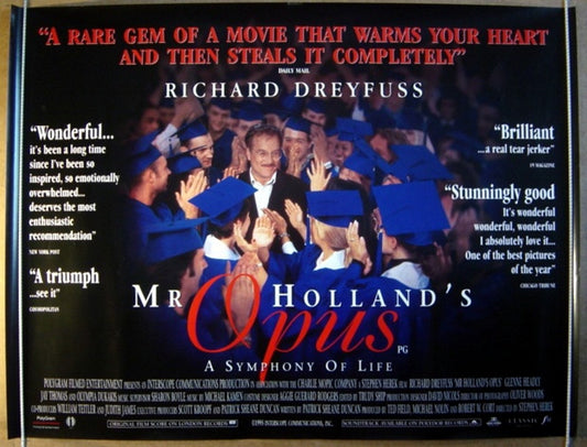 Mr Holland's Opus  Original Quad Movie Poster  