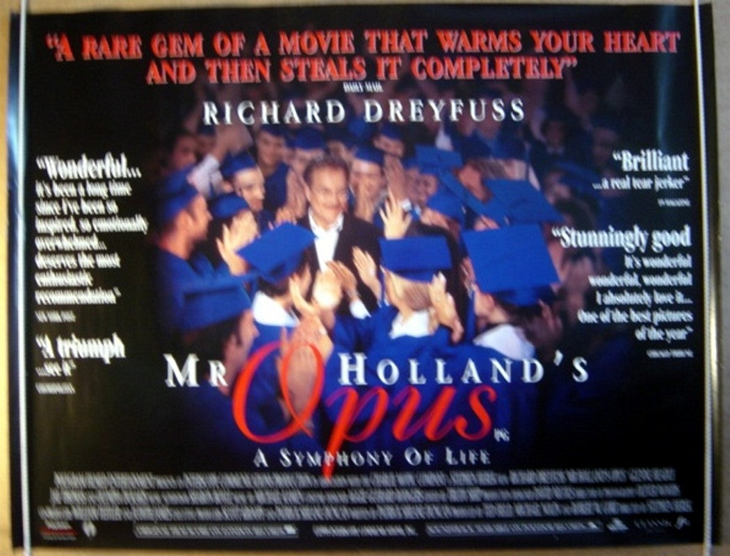 Mr Holland's Opus  Original Quad Movie Poster  