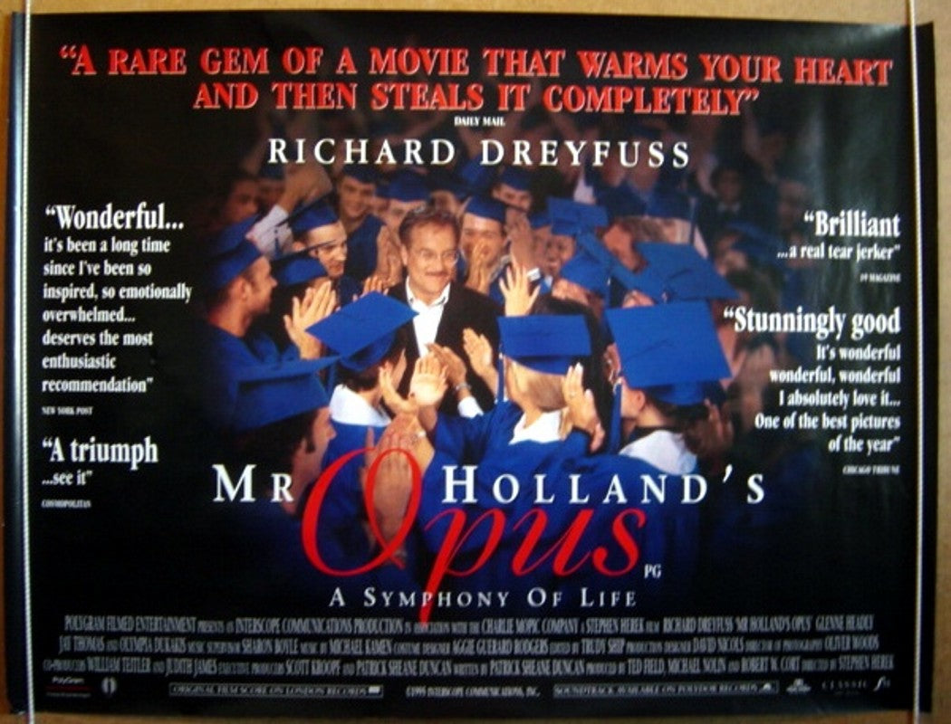 Mr Holland's Opus  Original Quad Movie Poster  