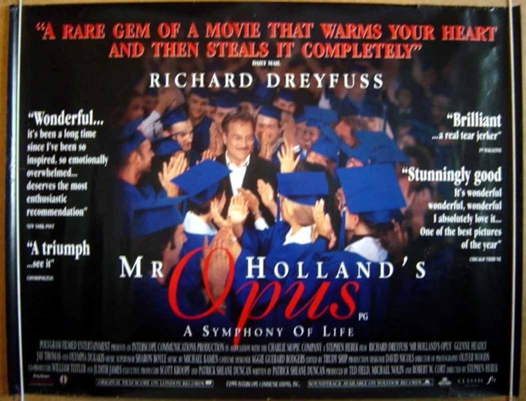 Mr Holland's Opus  Original Quad Movie Poster  