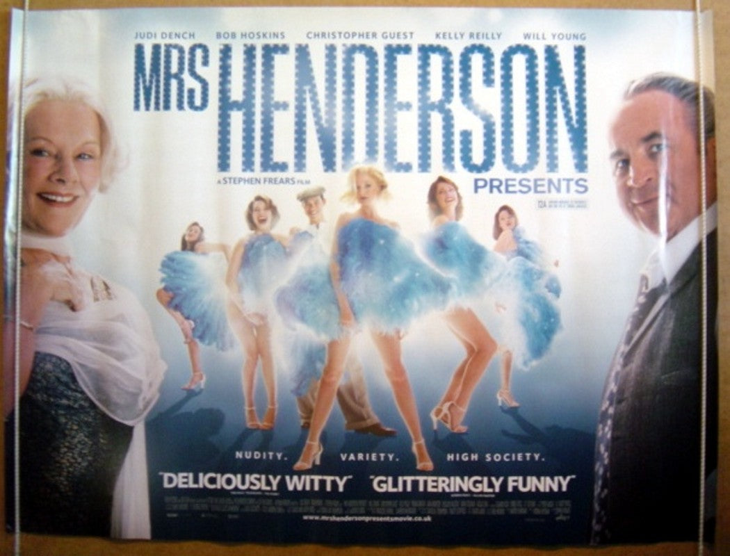 Mrs Henderson Presents  Original Quad Movie Poster  