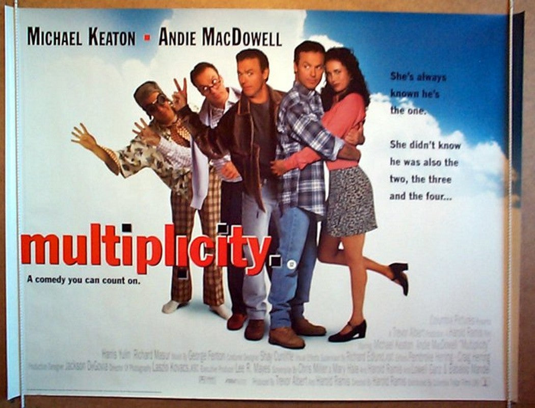 Multiplicity  Original Quad Movie Poster  