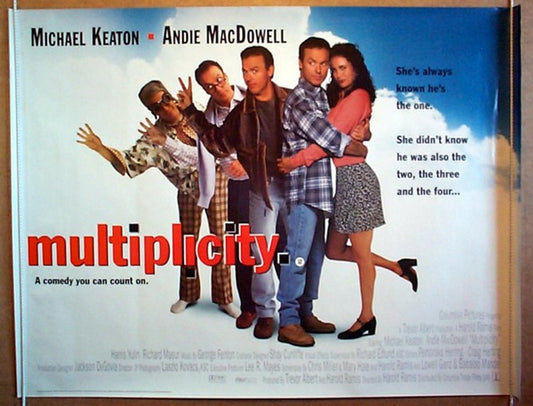 Multiplicity  Original Quad Movie Poster  