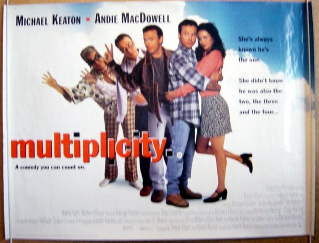 Multiplicity  Original Quad Movie Poster  