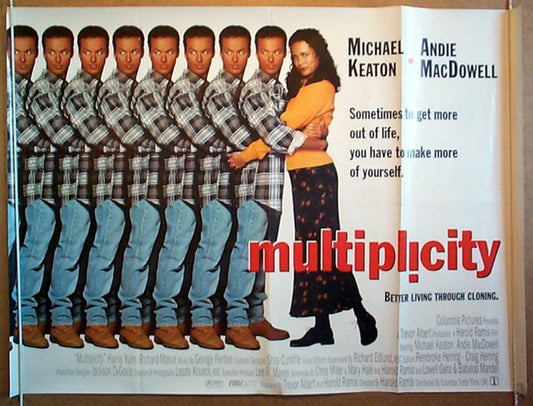 Multiplicity  (Teaser)  Original Quad Movie Poster  