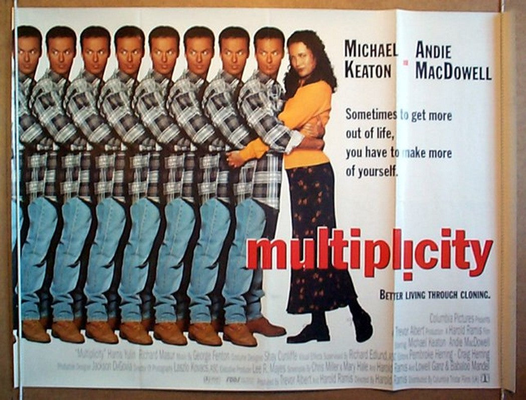 Multiplicity  (Teaser)  Original Quad Movie Poster  