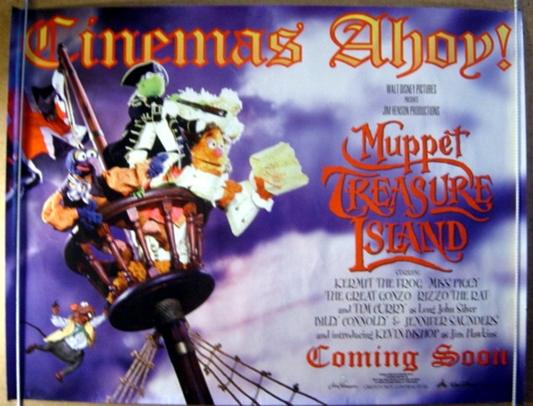 Muppet Treasure Island  (Teaser)  Original Quad Movie Poster  