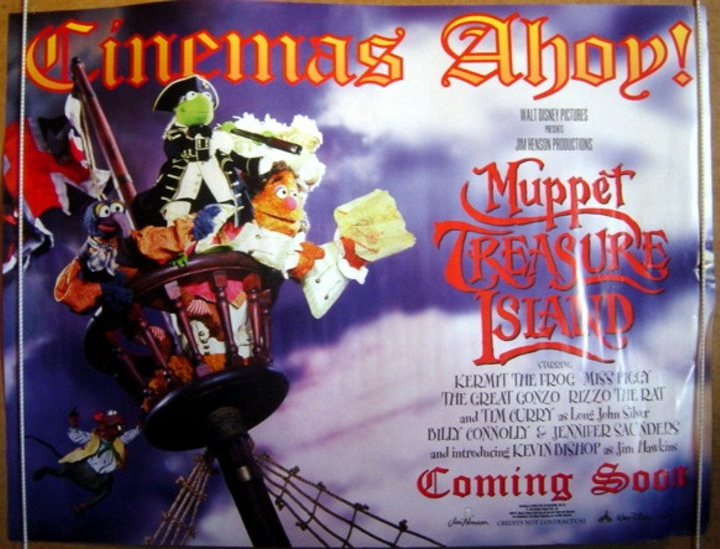 Muppet Treasure Island  (Teaser)  Original Quad Movie Poster  