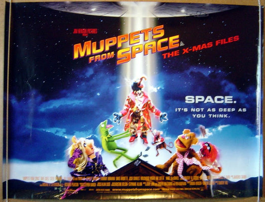 Muppets From Space  Original Quad Movie Poster  