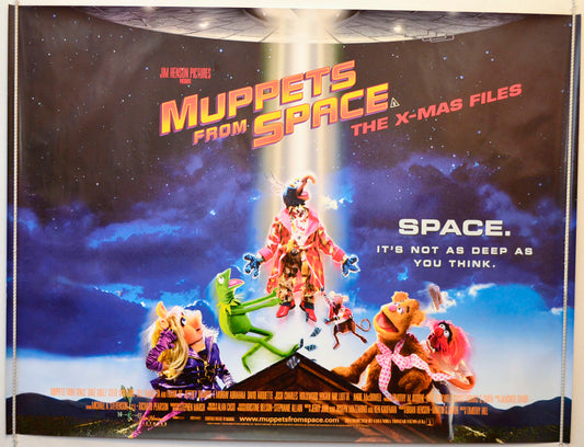 Muppets From Space Original British Quad Poster - Movie Poster