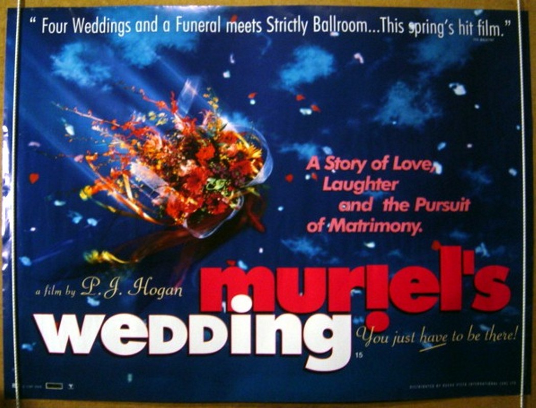 Muriel's Wedding  (Teaser)  Original Quad Movie Poster  