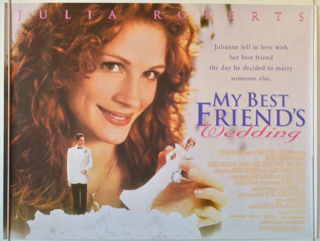 My Best Friend's Wedding   Original British Quad Poster - Movie Poster