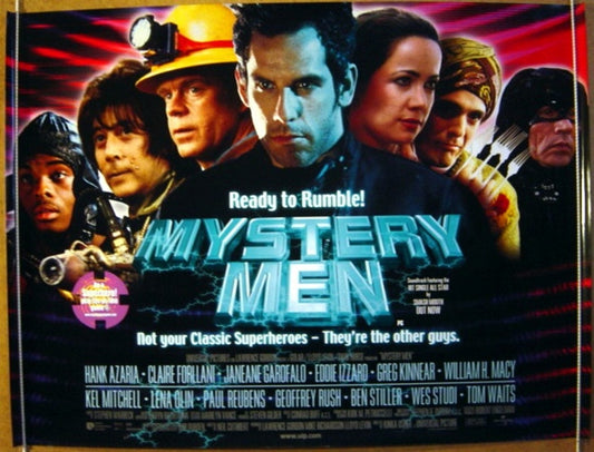 Mystery Men  Original Quad Movie Poster  