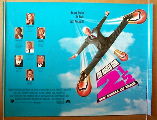 Naked Gun 2½ : The Smell Of Fear  Original Quad Movie Poster  