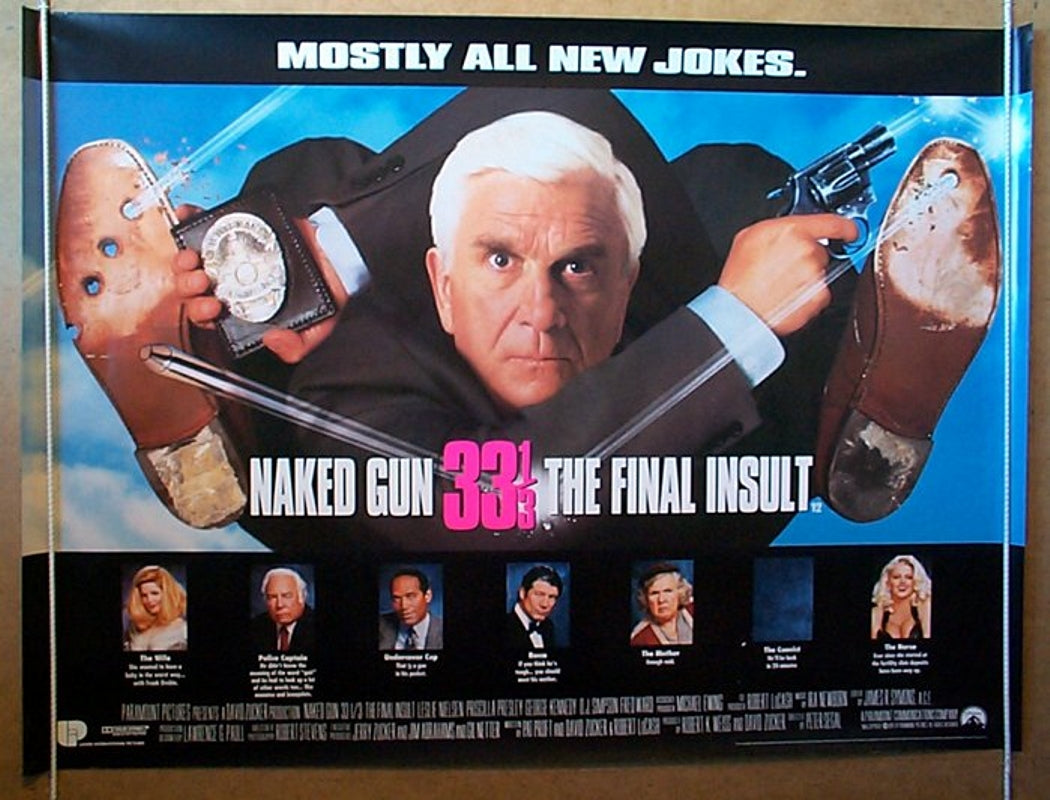 Naked Gun 3 Original Quad Movie Poster  