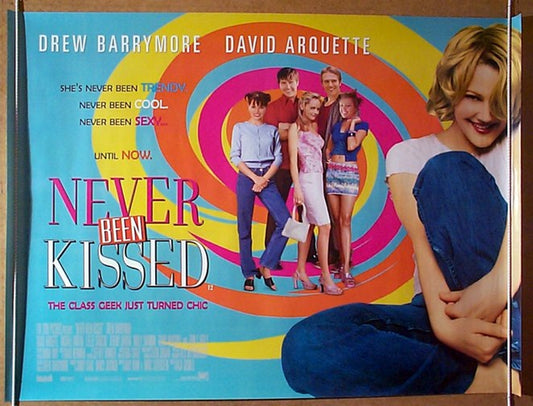 Never Been Kissed  Original Quad Movie Poster  