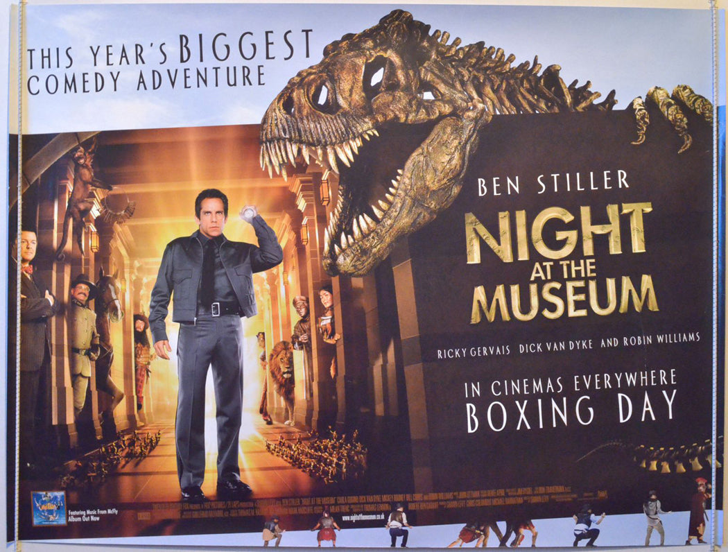 Night At The Museum   Original British Quad Poster - Movie Poster