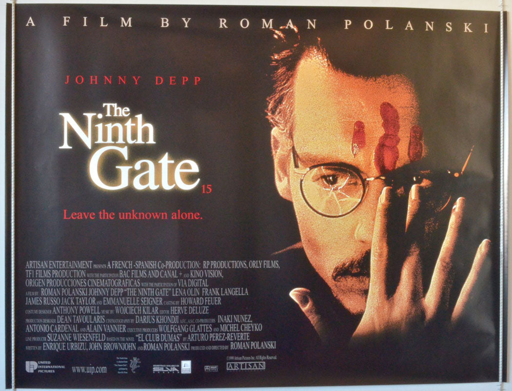 The Ninth Gate   Original British Quad Poster - Movie Poster