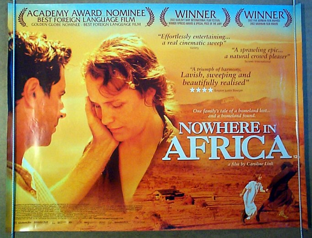 Nowhere In Africa  (Nirgendwo In Afrika)  Original Quad Movie Poster  