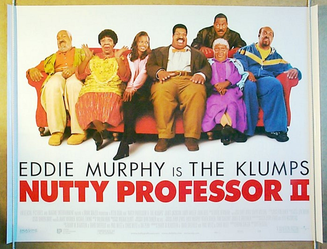 Nutty Professor II : The Klumps  Original Quad Movie Poster  