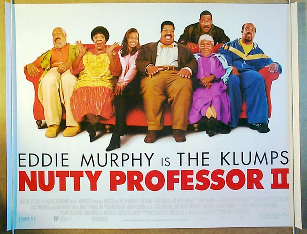 Nutty Professor II : The Klumps  Original Quad Movie Poster  