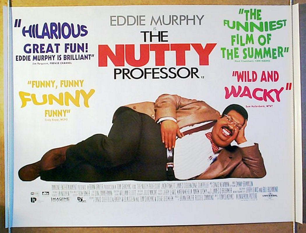 The Nutty Professor  Original Quad Movie Poster  