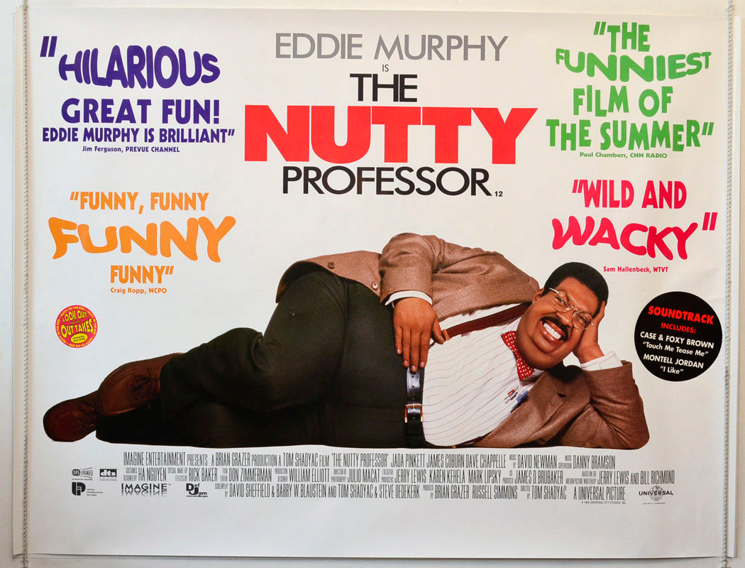 The Nutty Professor Original British Quad Poster - Movie Poster