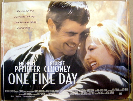 One Fine Day  Original Quad Movie Poster  