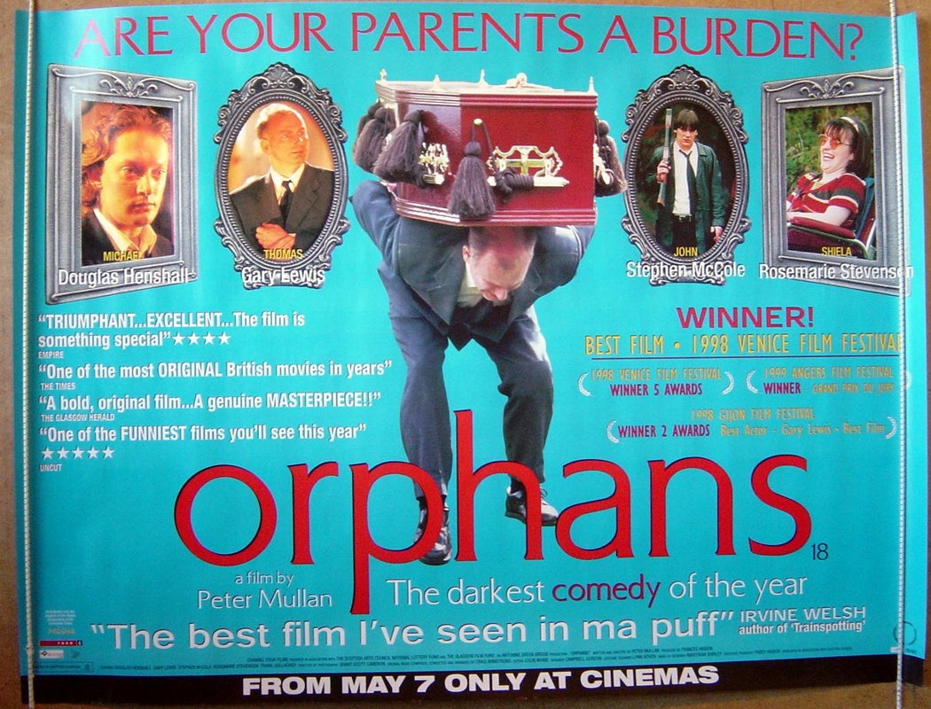 Orphans  (Venice Film Festival Winner)  Original Quad Movie Poster  