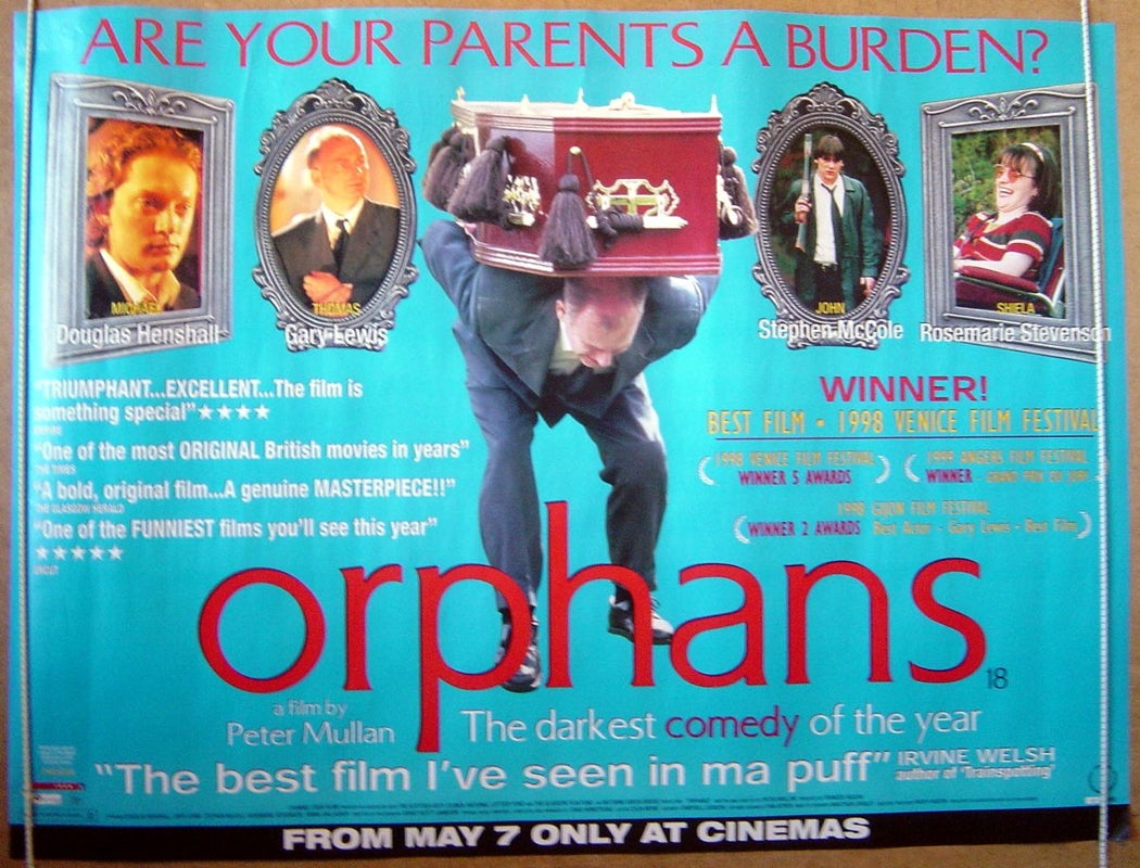 Orphans  (Venice Film Festival Winner)  Original Quad Movie Poster  