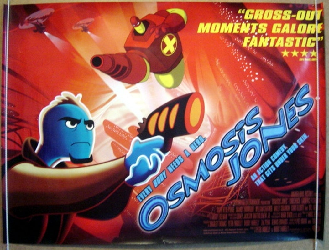 Osmosis Jones  Original Quad Movie Poster  