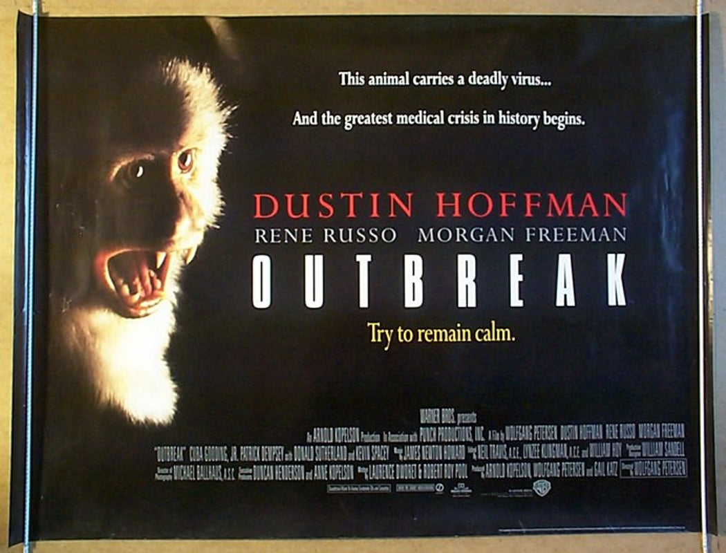 Outbreak  Original Quad Movie Poster  