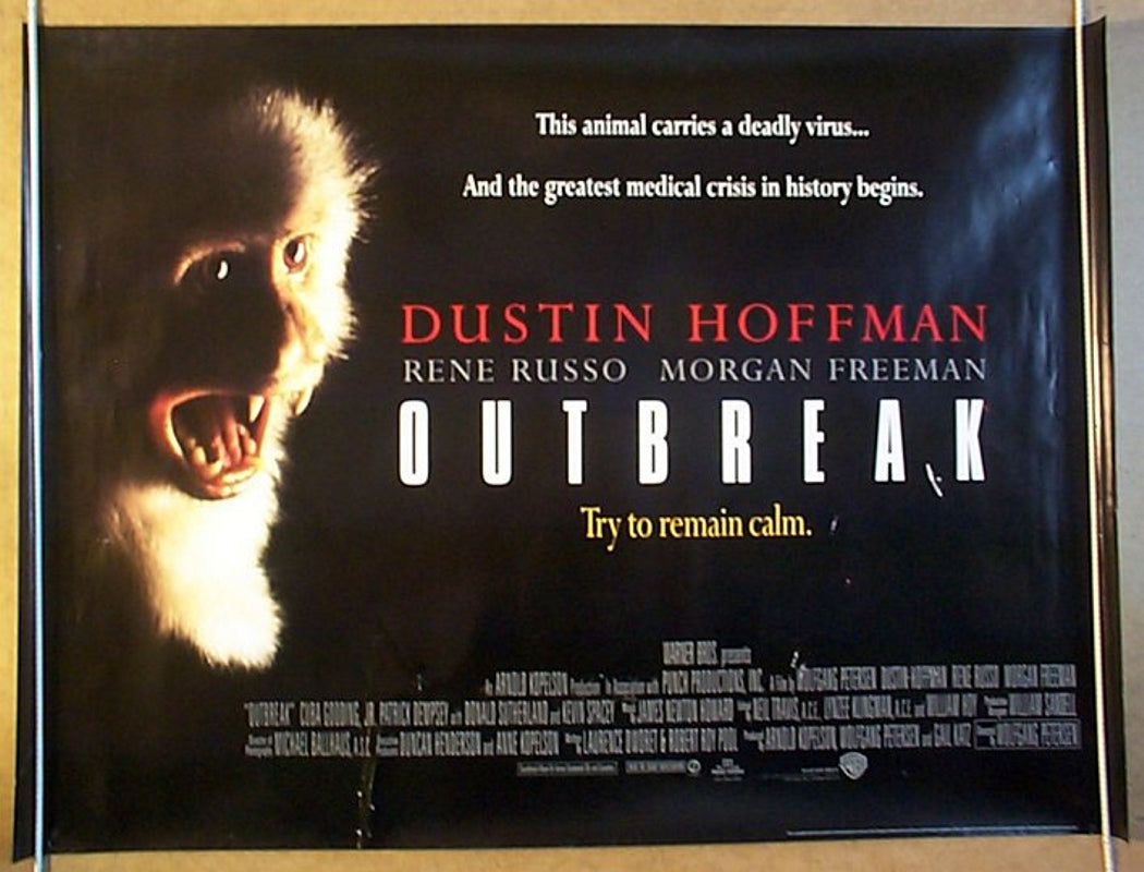 Outbreak  Original Quad Movie Poster  