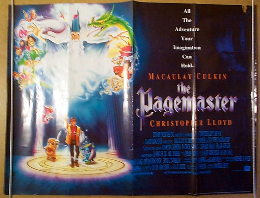 The Pagemaster  Original Quad Movie Poster  