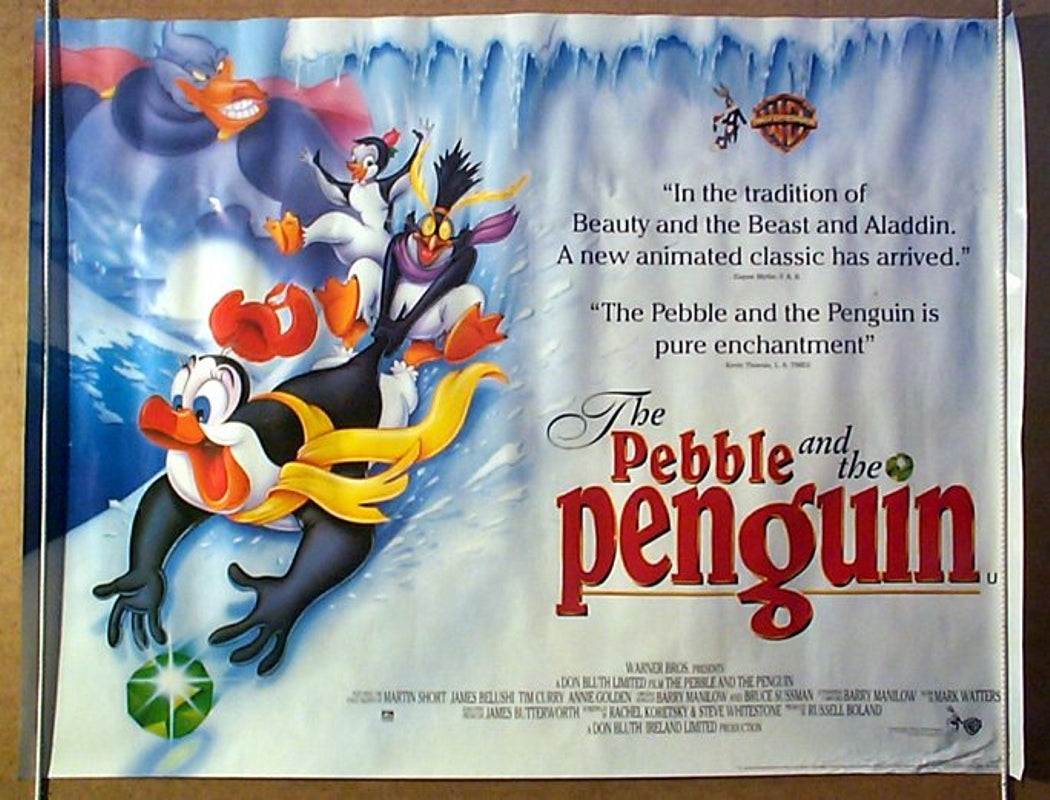 The Pebble And The Penguin  Original Quad Movie Poster  