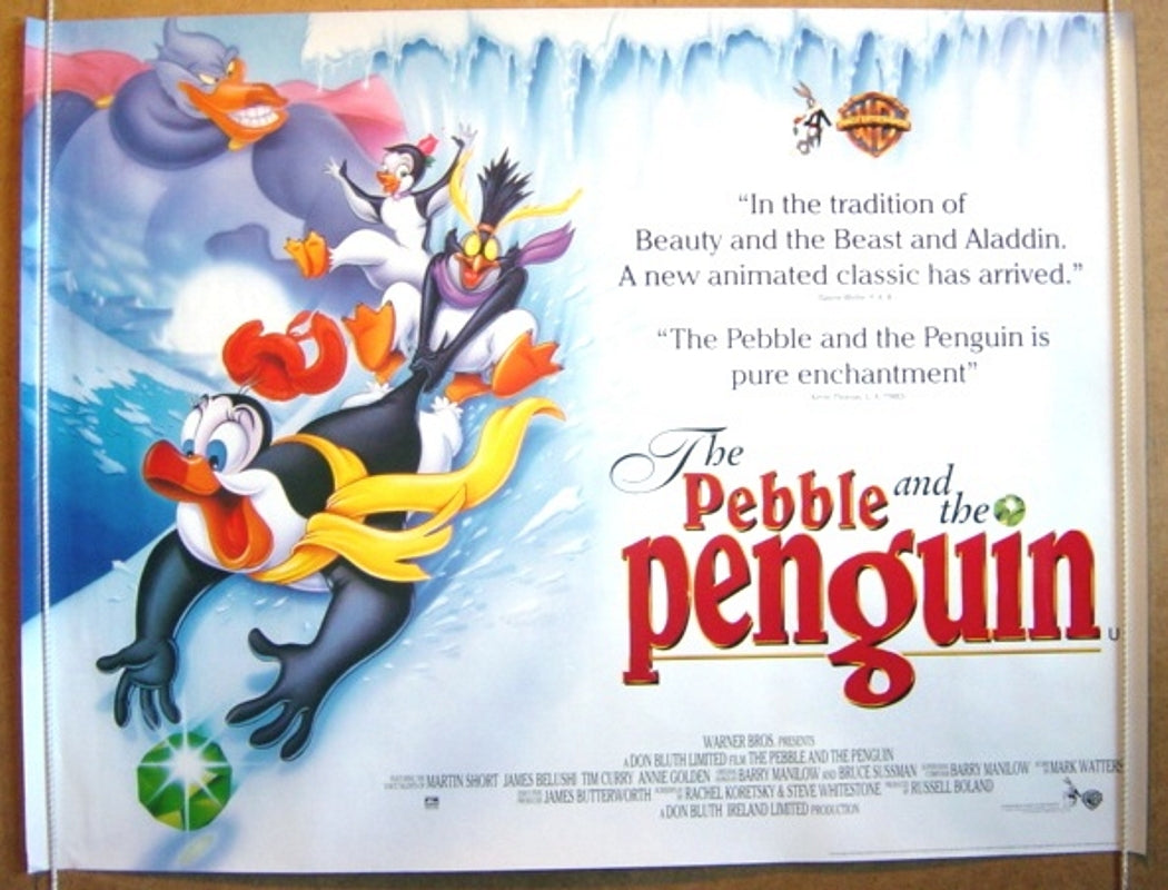 Pibble Move “The Pebble And The Penguin” Original Quad Movie Poster – pastposters