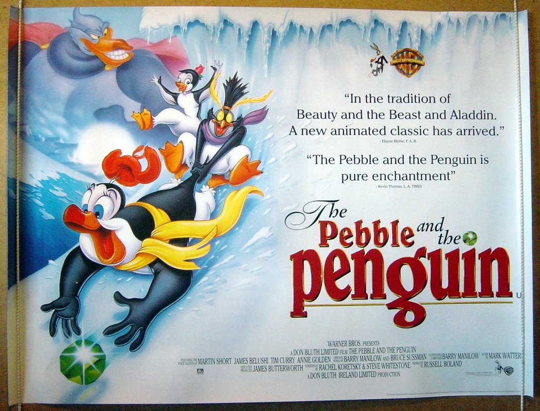 The Pebble And The Penguin  Original Quad Movie Poster  