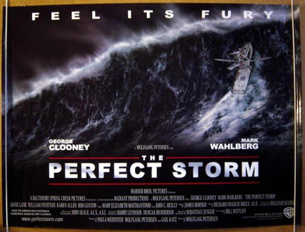 The Perfect Storm  Original Quad Movie Poster  