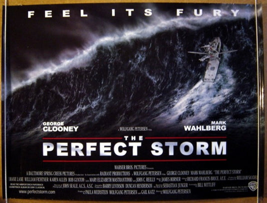 The Perfect Storm  Original Quad Movie Poster  