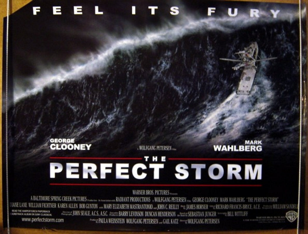 The Perfect Storm  Original Quad Movie Poster  