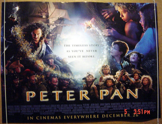 Peter Pan  Original Quad Movie Poster  