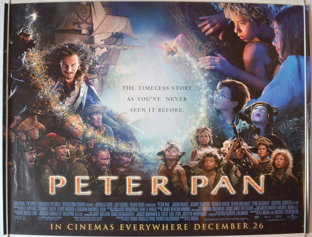 Peter Pan   Original British Quad Poster - Movie Poster